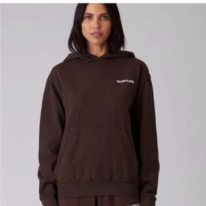 TALENTLESS Women's Dark Brown Hoodie